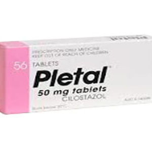 Pletal Cilostazol 50mg Tablets